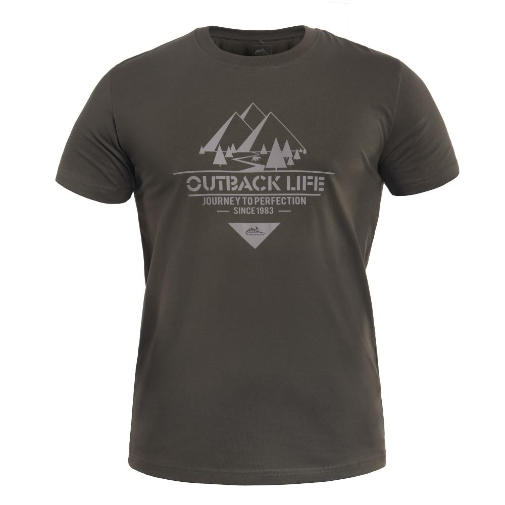 Helikon-Tex Футболка T-Shirt  Outback Life - Taiga Green XL - зображення 1