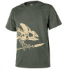 Helikon-Tex Футболка T-shirt  Full Body Skeleton - Olive Green XXL - зображення 1