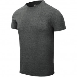 Helikon-Tex Футболка T-Shirt  Slim - Black/Grey Melange XS