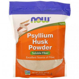 Now Подорожник, порошок из шелухи семян, Psyllium Husk Powder, Now Foods, 680 г (1,5 фунта)