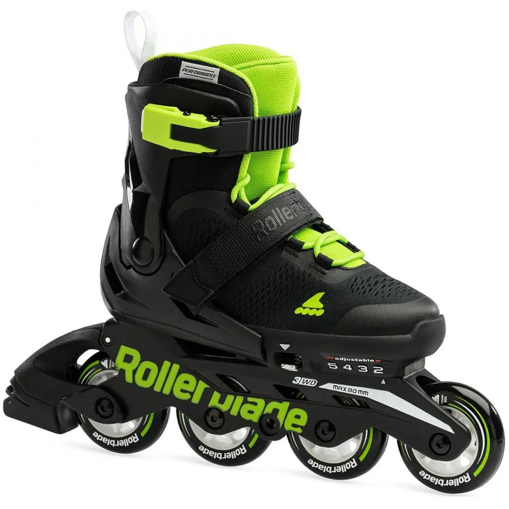 Rollerblade Microblade / розмір 36.5-40 black/green (07221900T83 36.5-40) - зображення 1