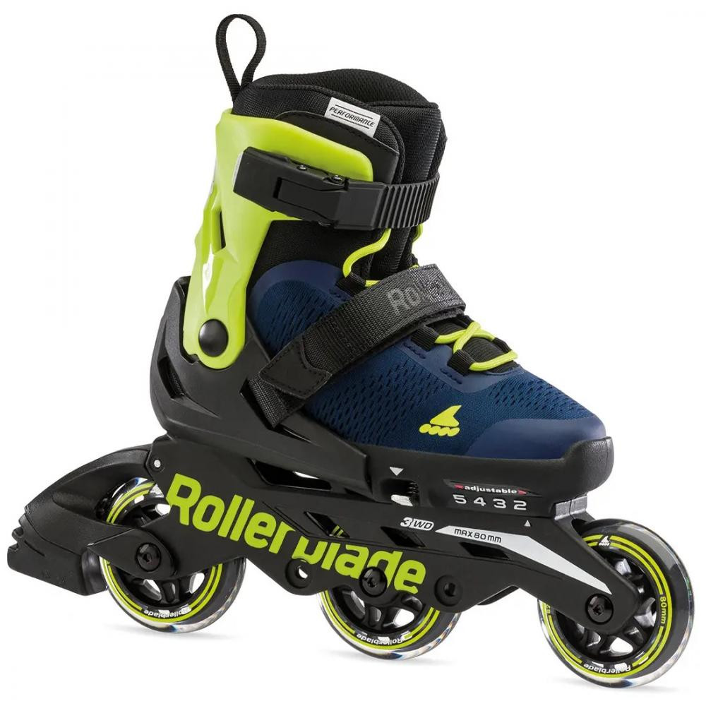 Rollerblade Microblade 3WD / размер 28-32 blue royal/lime (07221700159 28-32) - зображення 1