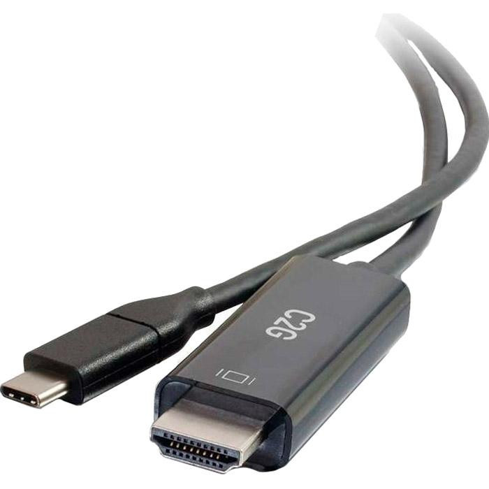C2G USB-C to HDMI 0.3m Black (CG26906) - зображення 1