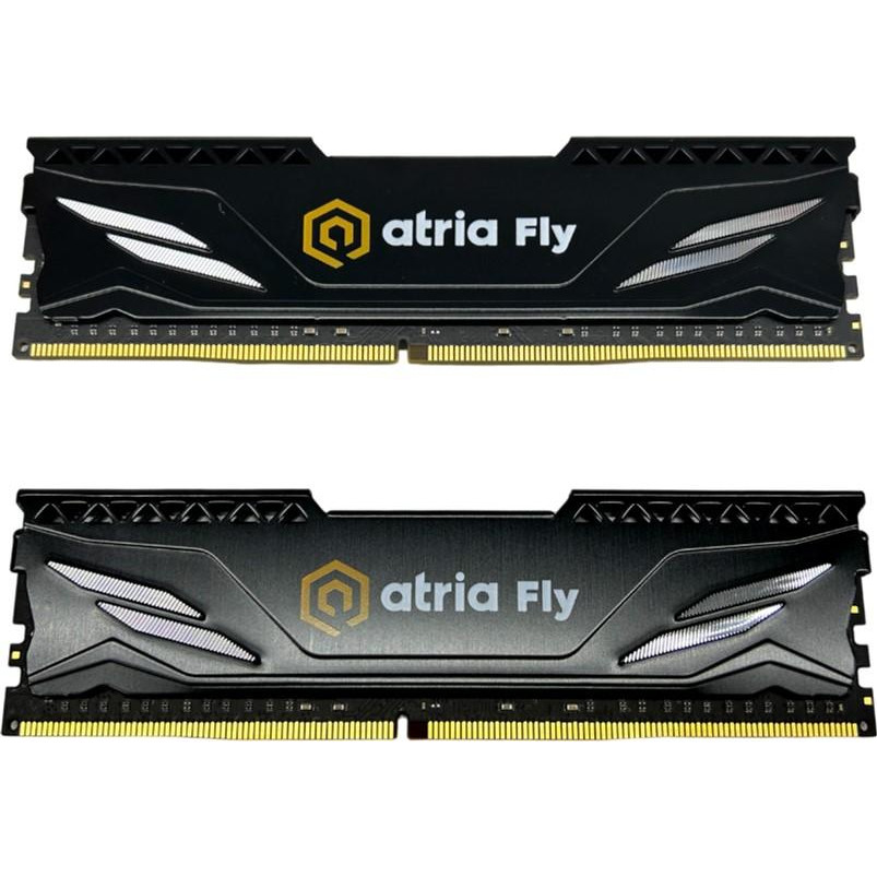 ATRIA 32 GB (2x16GB) DDR4 3200 MHz Fly Black  (UAT43200CL18BK2/32) - зображення 1