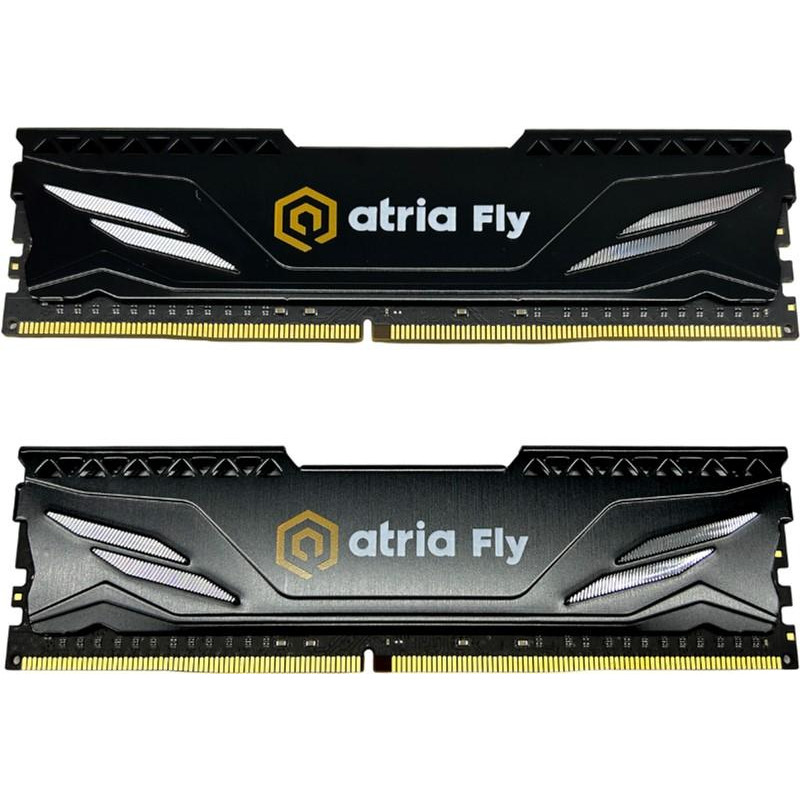 ATRIA 32 GB (2x16GB) DDR4 3600 MHz Fly Black (UAT43600CL18BK2/32) - зображення 1