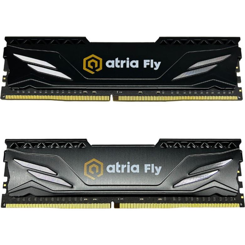 ATRIA 16 GB (2x8GB) DDR4 3600 MHz Fly Black (UAT43600CL18BK2/16) - зображення 1