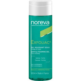 Noreva Очищаяющий гель  Exfoliac Gentle Foaming Gel для чувствительной кожи 200 мл (3571940001640)