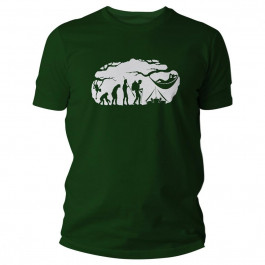 TigerWood Футболка T-Shirt  Bushcraft Evolution - Зелена L