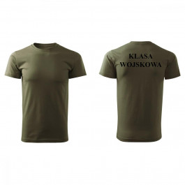 MaxPro-Tech Футболка T-Shirt  "Klasa wojskowa" - Olive L