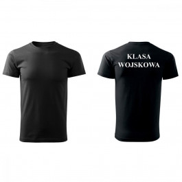 MaxPro-Tech Футболка T-Shirt  "Klasa wojskowa" - Black L