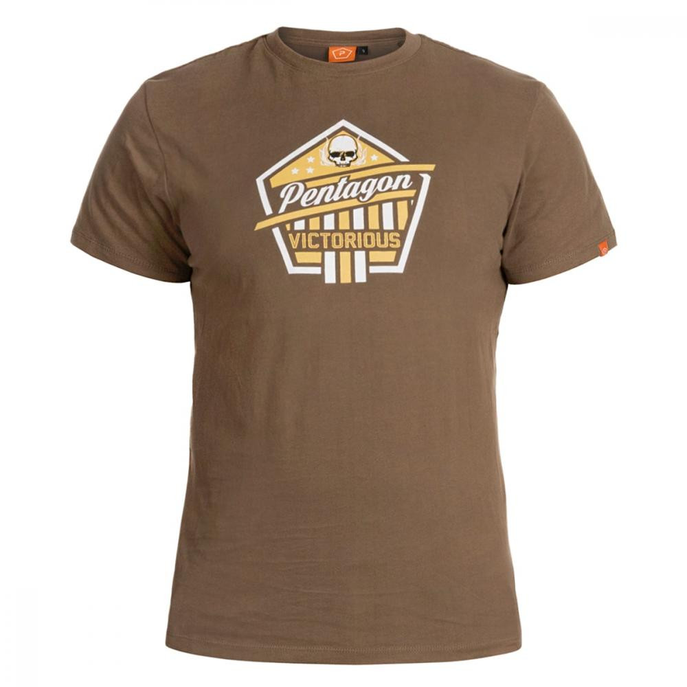 Pentagon Футболка T-Shirt  "Victorious" - Terra Brown XXL - зображення 1