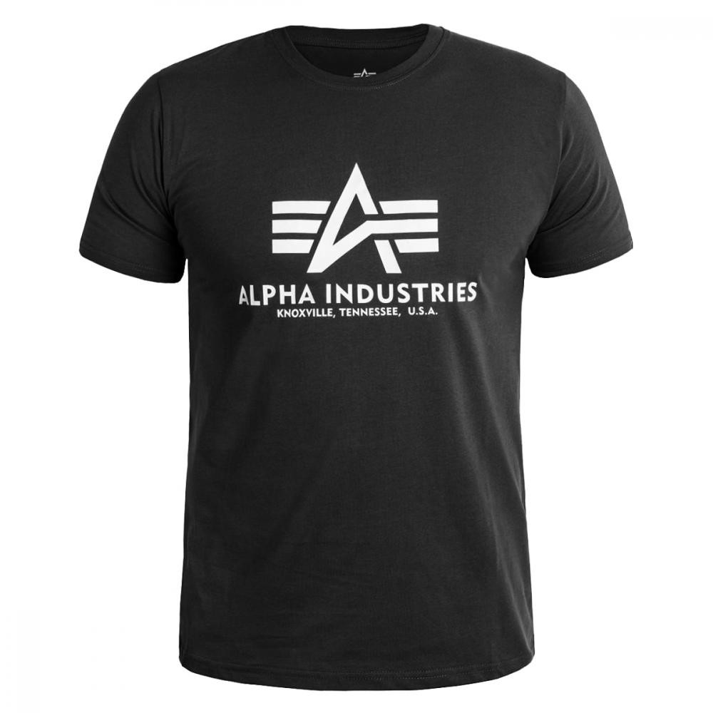 Alpha Industries Футболка T-shirt  Basic - Black S - зображення 1