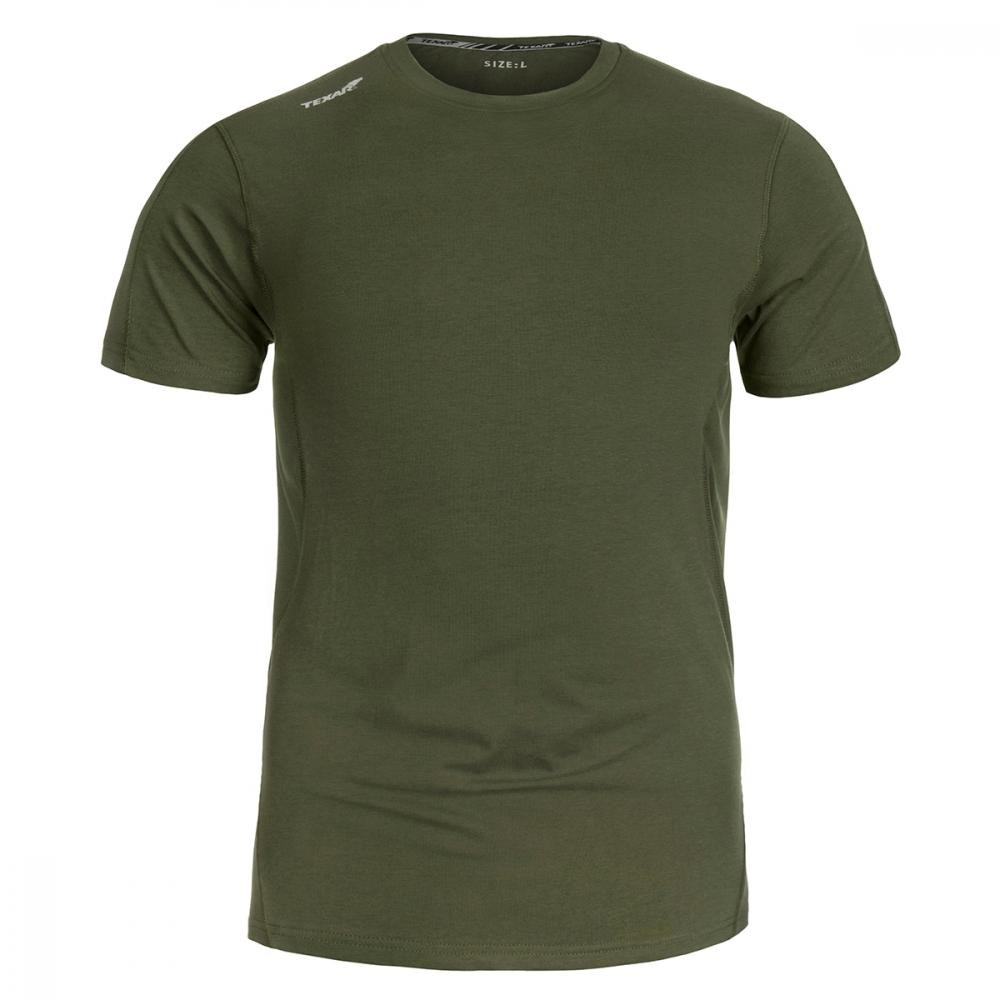 Texar Термофутболка  Base Layer Short Sleeve - Olive M - зображення 1