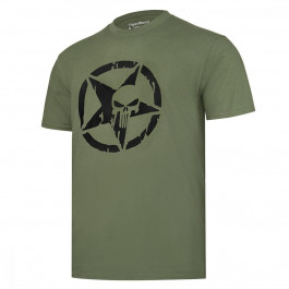 TigerWood Футболка T-Shirt  Punisher Military - Oliv L