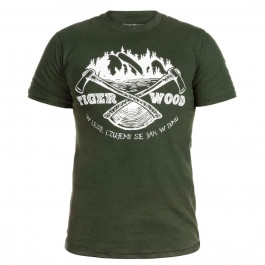 TigerWood Футболка T-Shirt  Two Axes - Зелена M