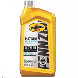 Pennzoil Platinum Fully Synthetic 0W-20 0.946л