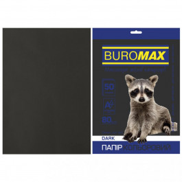 BuroMax А4, 80г/м2, DARK, черный, 50 листов (BM.2721450-01)