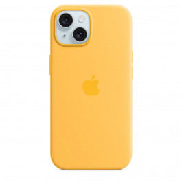 Apple iPhone 15 Silicone Case with MagSafe - Sunshine (MWNA3)