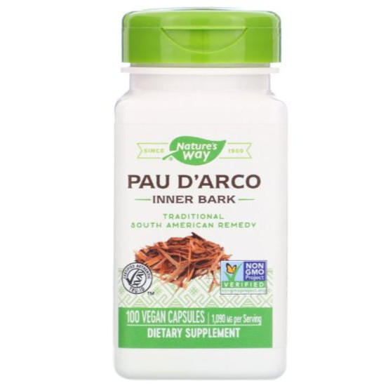 Nature's Way Pau D'Arco Inner Bark 1090 mg 100 VCaps - зображення 1