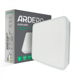 Ardero Накладний світлодіодний світильник  AL804ARD 36W квадрат декор (80182)
