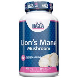 Haya Labs Lion's Mane Mushroom 500 мг Левова грива 60 капсул