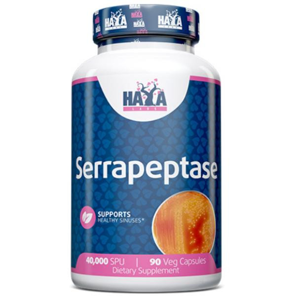 Haya Labs Serrapeptase 40000 SPU, 90 вегакапсул - зображення 1