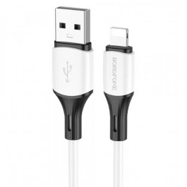 Borofone BX79 Silicone USB to Lightning 1m White (BX79LW)