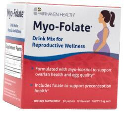 Fairhaven Health Myo-Folate Drink Mix для репродуктивного здоров'я 30 упаковок Без смаку (36472008)
