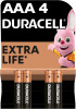 Duracell Duralock Basic AAA 4шт/уп (5000394077164) - зображення 1