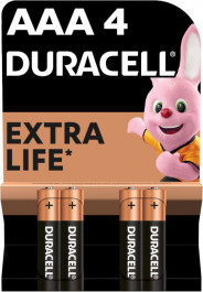 Duracell Duralock Basic AAA 4шт/уп (5000394077164)