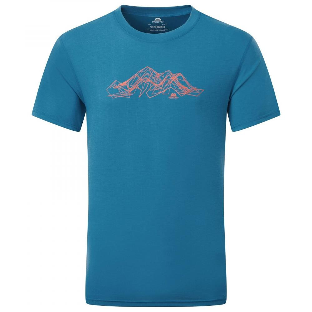 Mountain Equipment Футболка  Groundup Mountain Tee Blue XXL (1053-ME-004028.01437.XXL) - зображення 1