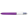 BIC Ручка кулькова  4 Colours Shine Purple, 1 мм, 4 кольори, 12 шт. (951351) - зображення 2