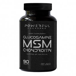 Powerful Progress Glucosamine-Chondroitin + MSM 90 tabs