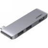 UGREEN CM263 USB-C to 2-Port USB 3.0 + HDMI (60567) - зображення 1