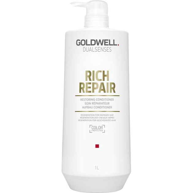Goldwell Кондиционер для сухих и поврежденных волос  DualSenses Rich Repair Conditioner 1000 мл - зображення 1