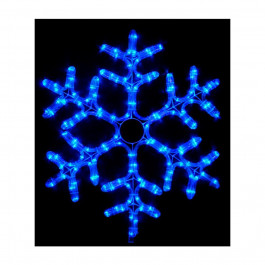 DeLux MOTIF Snowflake 55см 12 flash синий IP44 (90012964)