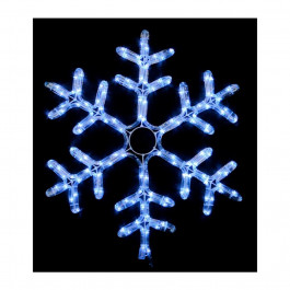 DeLux MOTIF Snowflake 55см 12 flash белый IP44 EN (90012963)