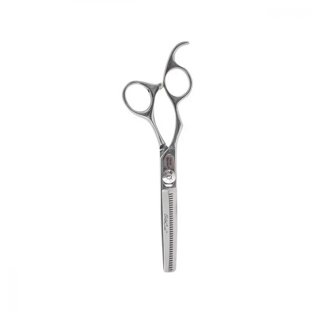 Olivia Garden Ножиці для стрижки філювальні для шульги  SilkCut 635 Left (OGS635LEFT) - зображення 1