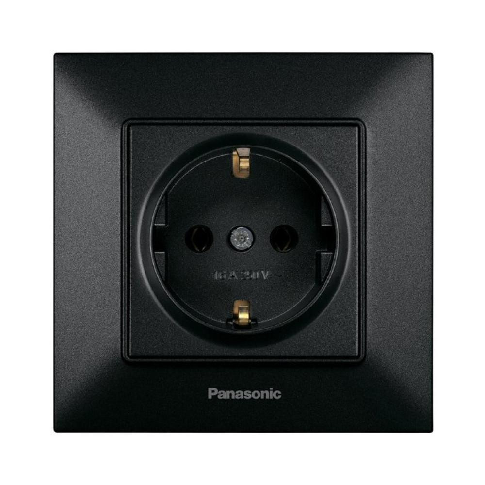 Panasonic Arkedia Slim 2P+E Complete Black (WNTC02022BL-UA) - зображення 1
