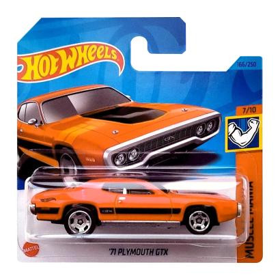 Hot Wheels 71 Plymouth GTX Muscle Mania 1:64 HKJ56 Orange - зображення 1