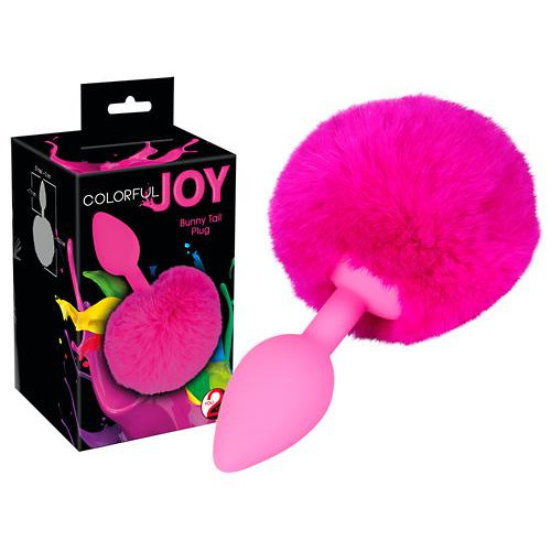 You2Toys Colorful Joy Bunny Tail Plug Розовая (61325182120000-07) - зображення 1