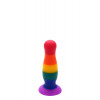 Dream toys Радужная анальная пробка Dreamtoys Colourful Love Plug S (DT21699-09) - зображення 3