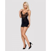 Obsessive 828-CHE-1 chemise & thong L/XL (SO7172) - зображення 3