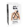 Art of Sex Портупея жіноча  - Agnessa Leather harness, Чорний XS-M (SO8398) - зображення 4