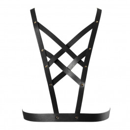   Bijoux Indiscrets Портупея Bijoux Indiscrets MAZE - Cross Cleavage Harness Black (SO5915)