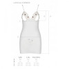 Passion Еротичний комплект Passion LOVELIA CHEMISE white XXL / XXXL (SO4764) - зображення 7