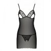 Passion Еротичний комплект Passion LOVELIA CHEMISE black S / M (SO4760) - зображення 5