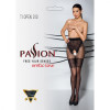 Passion Колготки с открытым доступом Passion TIOPEN 013 black 1/2 (20/40 den), ажурные трусики и подвязки (S - зображення 5