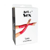 Art of Sex Вінілові міттинки  - Lora довгі, размер M, колір чорний (SO7349) - зображення 3