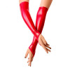Art of Sex Вінілові міттинки  - Lora довгі, размер S, колір червоний (SO7340) - зображення 2